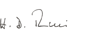 Hans Dieter Pötsch (handwriting)